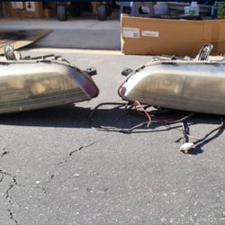 Used ITR JDM Black Housing Headlights