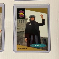 1991 Pro Set Super Stars MusiCards Led Zeppelin John Lennon Lot (9) Cards Vntg