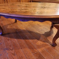 Lichtenburg/Fractal Burn Coffee Table With Gold resin Inlay