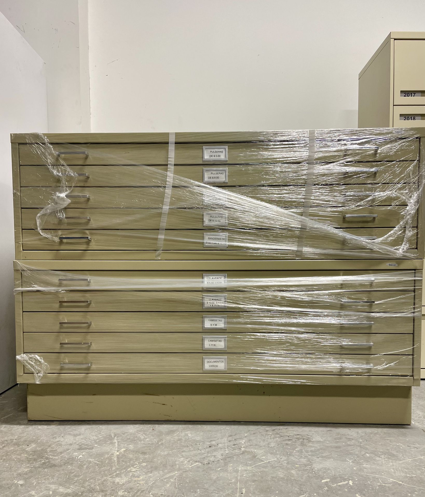 5-drawers FLAT FILE CABINET (2 Units)