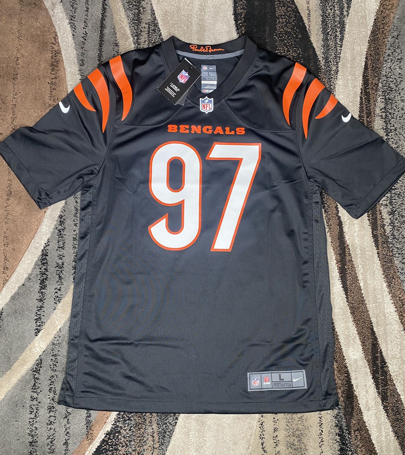 Nike Geno Atkins Bengals Color Rush Jersey Men’s L 67NM-CAGH-9AF-2NC $120