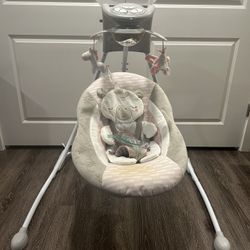 Ingenuity InLighten Flora Unicorn Baby Swing