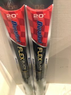 Duralast 20” Pair Flex Blades Beam Premium Wiper Blades Brand new