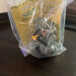 vintage 1995 Burger King Kids Club toy featuring Meeko, the raccoon from Disney's Pocahontas