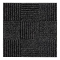 18 in. x 18 in. Charcoal Peel and Stick Carpet Tile