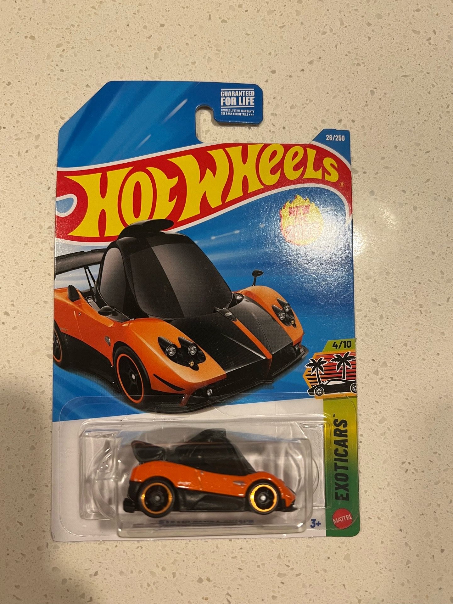 Pagani Zonda Cinque Orange Black 2026 1:64 Unopened Box