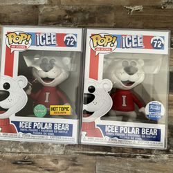 ICEE Polar Bear Funko Pop Both LE