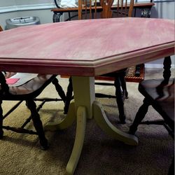 Table With A New Folfding Poker Topper