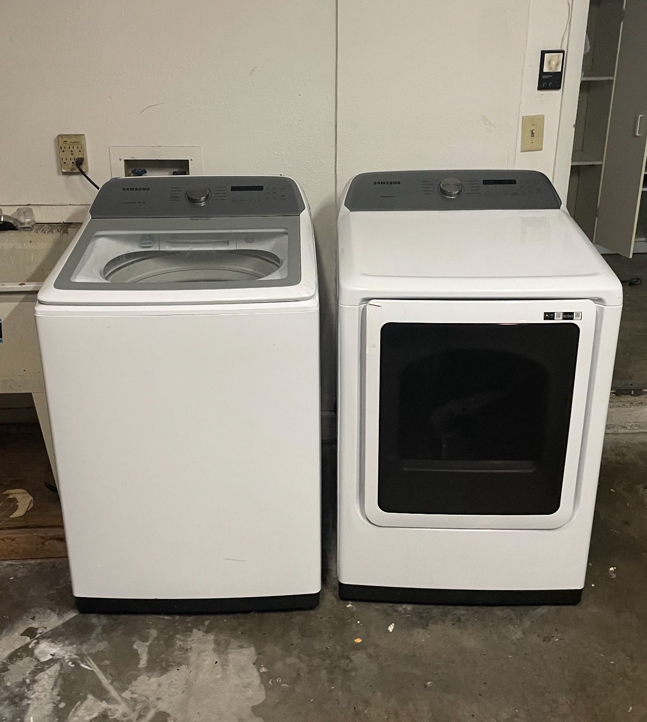 Washer and dryer