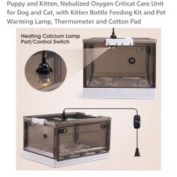 Animal Incubator Puppy/birds/lizards