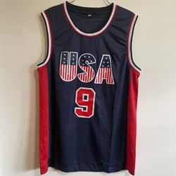 USA Basketball Stitched Jersey #9 BRAND NEW Mens Medium Olympics Unbranded M