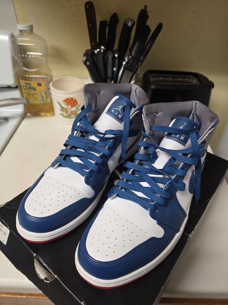 Nike Jordan Retro 1 True Blue White Red Sb Dunk