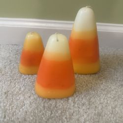 Halloween Candy Corn Candles