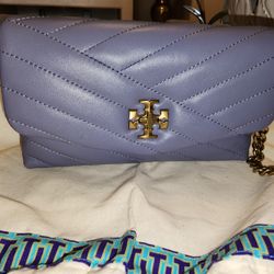 Tory Burch Kira Chevron Chain Wallet