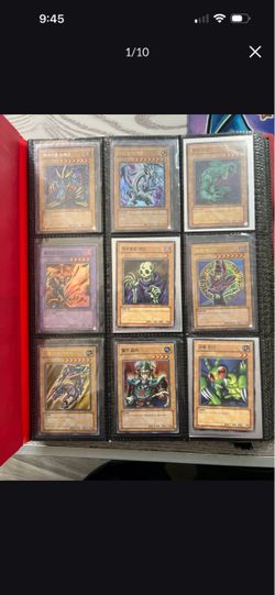 Yugioh The Legend of Blue Eyes White Dragon LOB Complete Set