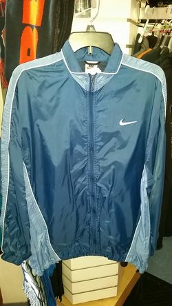 Nike Men's Blue Lightweight Jacket Size Medium