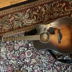 Ibanez AW4000CEBS Artwood Series Acoustic-Electric Guitar 2010s - Sunburst