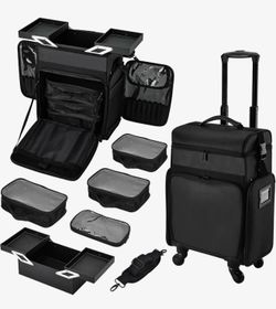 Costravio Rolling Makeup Train Case
