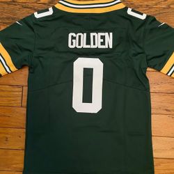 Youth Adult Golden NFL White Or Green Parsons Green Bay Packers Josh Jacobs Jersey  #8 Fully Stitched