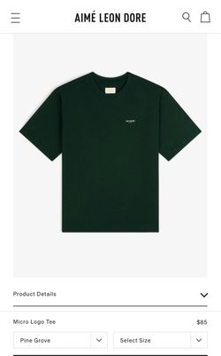 Aimé Leon Dore Micro Logo Tee – Pine Grove