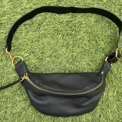 Rebecca Minkoff Bree Black Leather Crossbody Bag