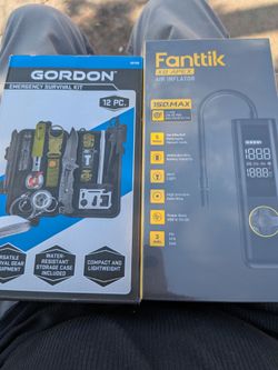 Fanttik xb APEX air inflator /Gordon emergency survival kit
