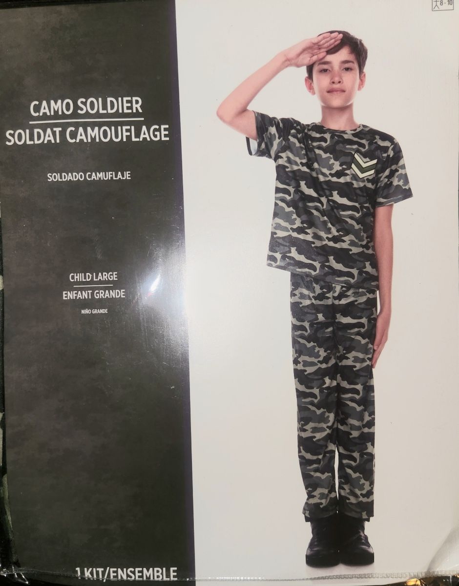 Soldier Costumes Size Kids Large