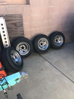 Tires and wheels