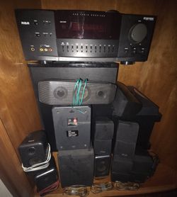 RCA Receiver, 2 Subwoofers, 11 Speakers (14-IN-1 BUNDLE)
