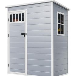 8x5 Shed Dwvo Grey Color