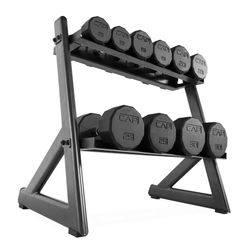 Dumbbell Set with rack and bonus 40lb dumbbell