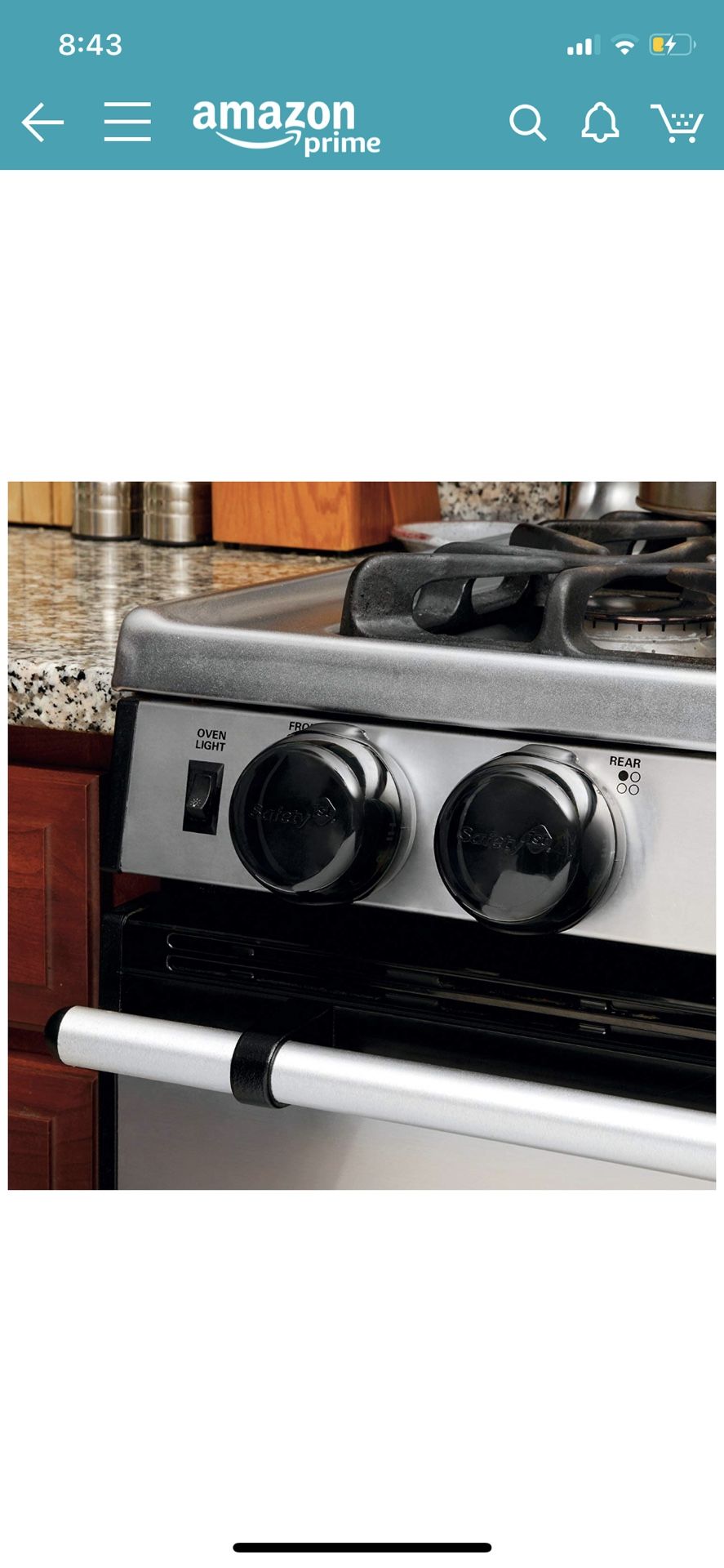 Stove Knob Covers - 5ct -Safety First