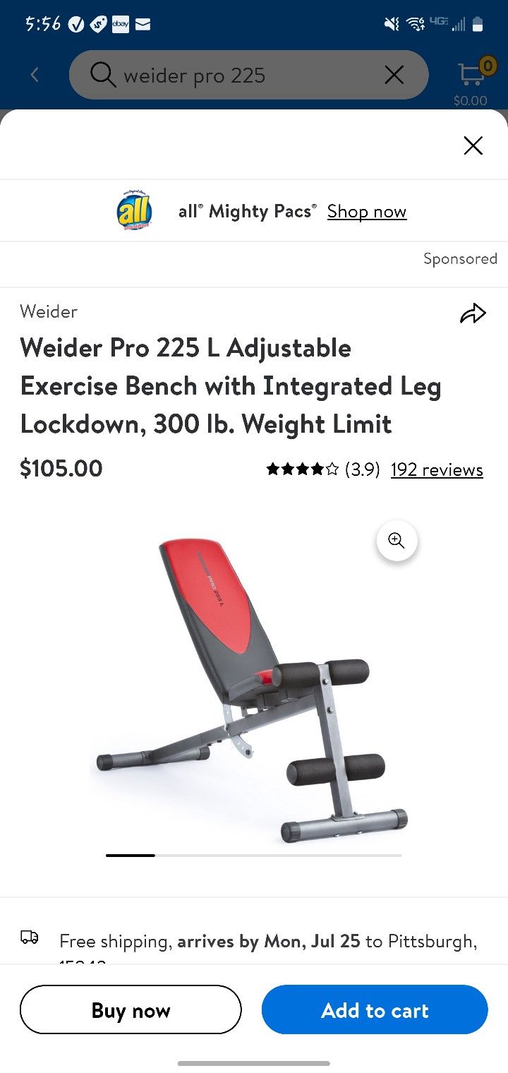 Weider Weight Bench