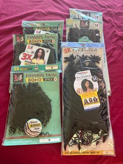 Crochet interlocking locs and Passion twist