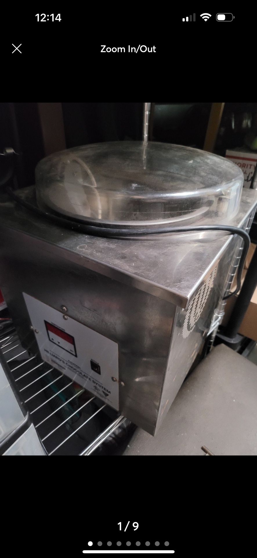 Hilliard’s Little Dipper Chocolate System Tempering Capacity: 25 lbs. (12 kg.) per day
