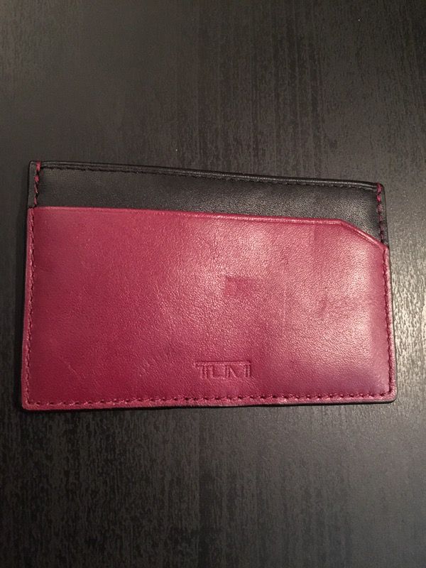 TUMI slim wallet/card holder