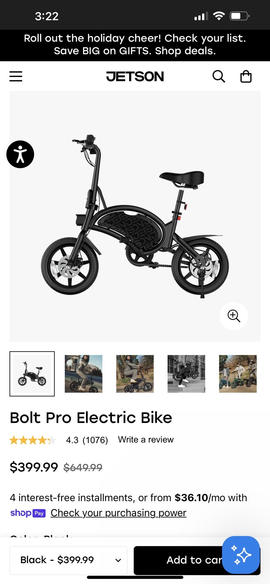Jetson bolt pro e-bike
