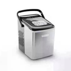 Dual-Size Ice Machine,  Portable Ice Maker Machine, Creates 2 Cube Sizes in 6 Mins, Holds 1.3 lb. of Ice