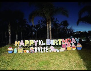 Birthday Yard Sign