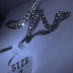 Diamond Snake Ring 7