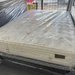 QUEEN SIZE KING KOIL NATURAL COLLECTION (FIRM) MATTRESS & BOX SPRING BED SET