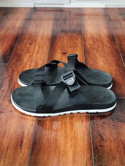 Chaco Women's Lowdown Slide Sandals Black White Size 11