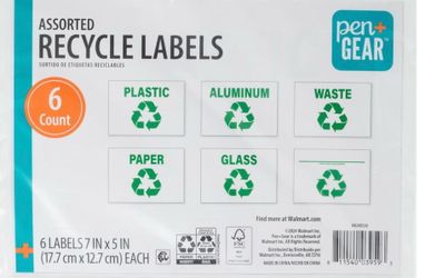 Recycle labels 7” x 5”
