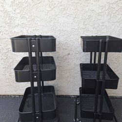 3 Tier Metal Carts