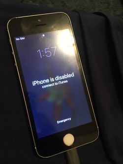 Locked iPhone 5