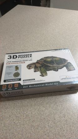 3 D wooden puzzle