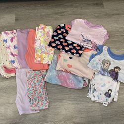 Girls Size 6/7 Pajama Bundle Set
