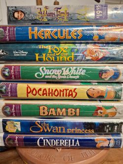 Sealed Vintage VHS Collection - Disney Masterpiece & More!