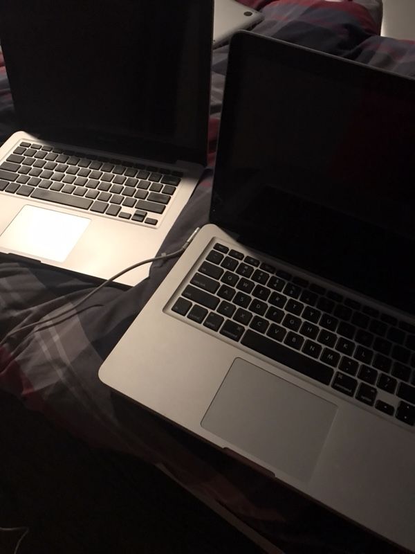 2 MacBook pros