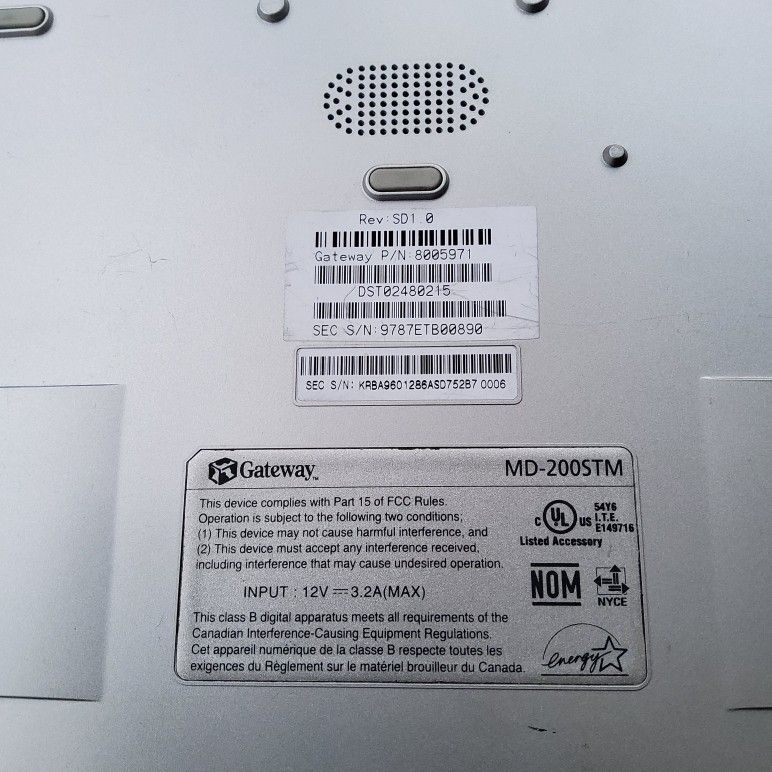 GATEWAY MD-200STM LAPTOP VINTAGE NEW OPEN BOX